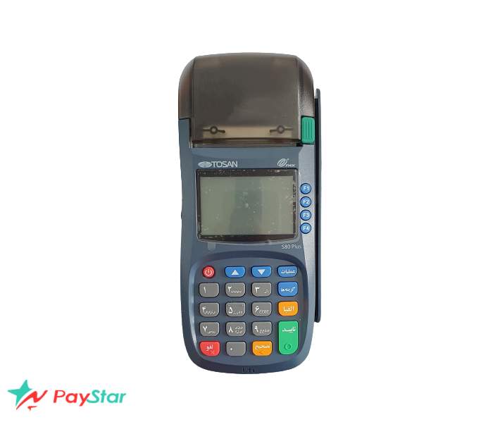 کارتخوان ثابت PAX S80 + اتصال به خط تلفن و LAN