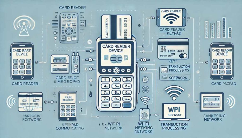 تصویر ساختار دستگاه‌های کارتخوان - فروشگاه پی استار